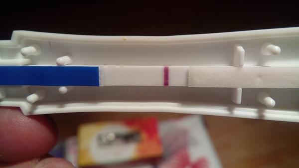 Duch na testu jeden den před očekávanou menstruací