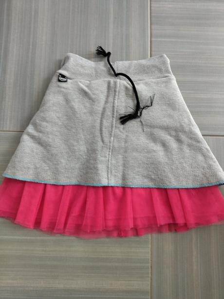 Tepláková sukně s tylem, 116