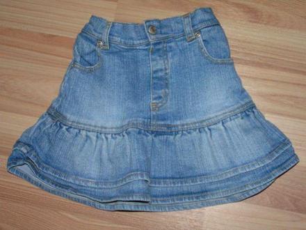 Riflová sukně, old navy,110