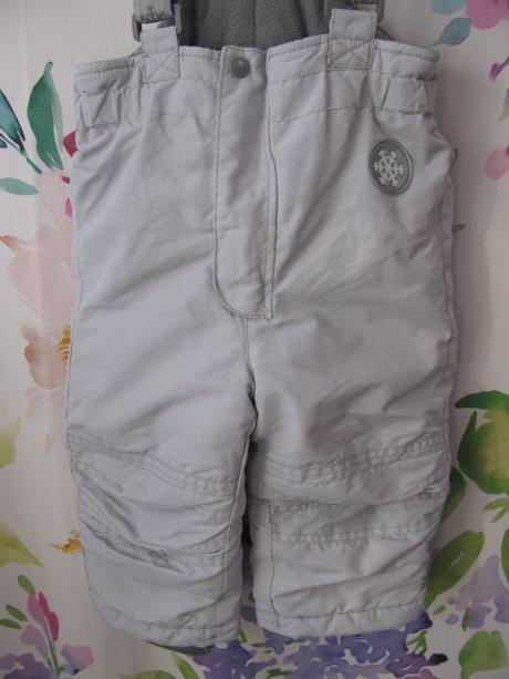 Šedé chlapecké oteplovačky h&m, h&m,80