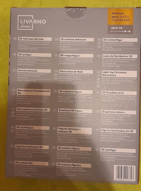 Vánoční dekorace, osvětlení, 