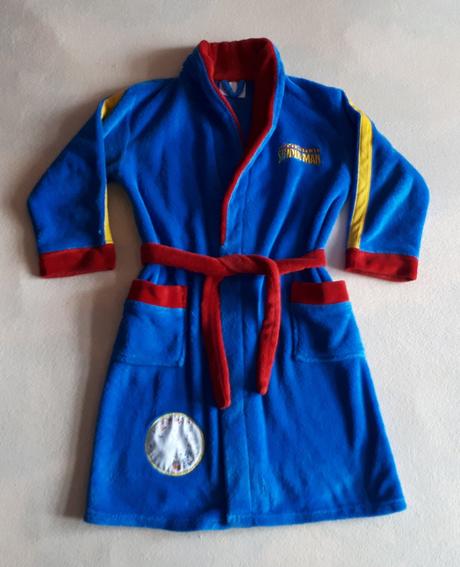 Dětský župan, župánek, spiderman, vel.128, marvel, marvel,128