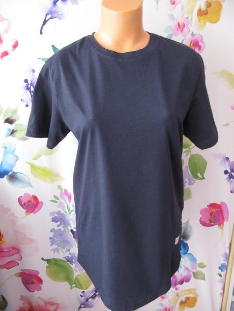 Bavlněné tmavě modré tričko jack&jones, m