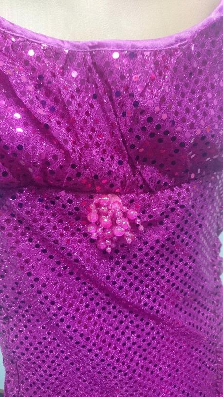 Šaty s flitry od disney, vel. 140, disney,140