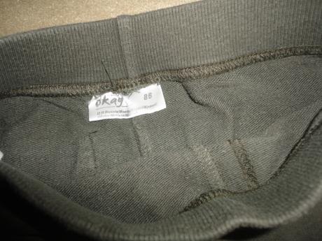 Hezké tepláčky okay, vel. 12-18 měsíců, okay,80