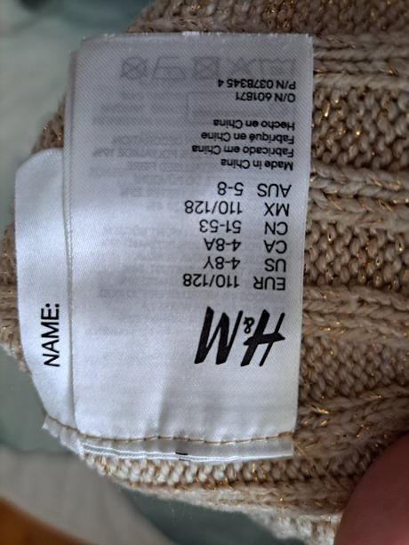 Čepice s veverkou, h&m,110