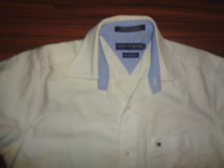 Luxusní bílá bavlněná košile, tommy hilfiger,s