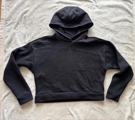 K9/ mikina černá crop - v11/12 let zn. adidas, adidas,152