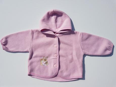 C240 dívčí fleesový kabátek s kapucí vel. 74, 74