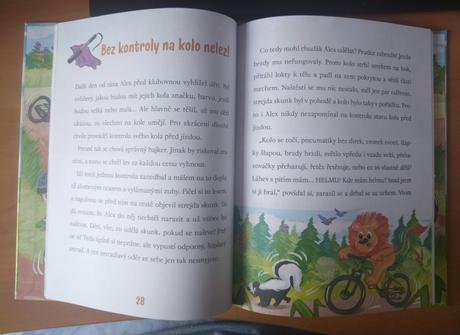 Lev alex frčí na kole, 