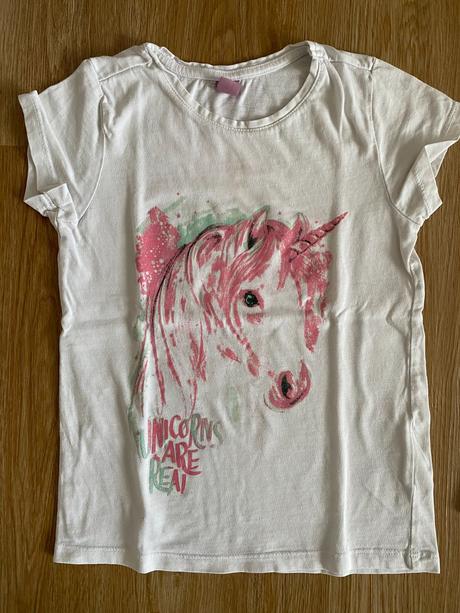Dívčí letní trička s krátkým rukávem - vel. ca 116, dopodopo,116