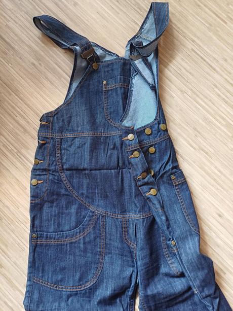 Těhotenské kalhoty-džíny s laclem vel.42, 42