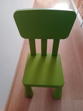 Dětská židle mammut zelená, 