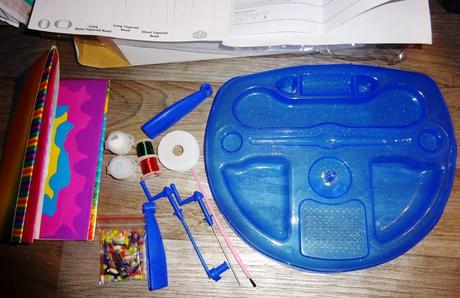 Sada na pletení z papíru- šperky,