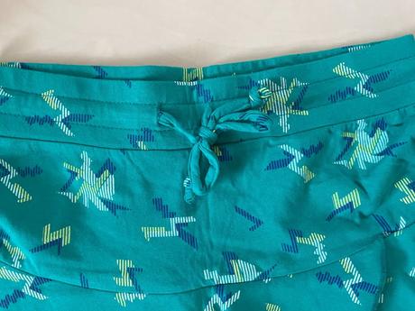 Zelná sukně s volánky a potiskem, vel xs, xs