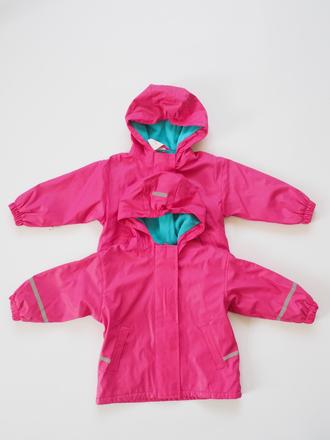 Nepromokavé bundy 2ks pro dvojčata, 92