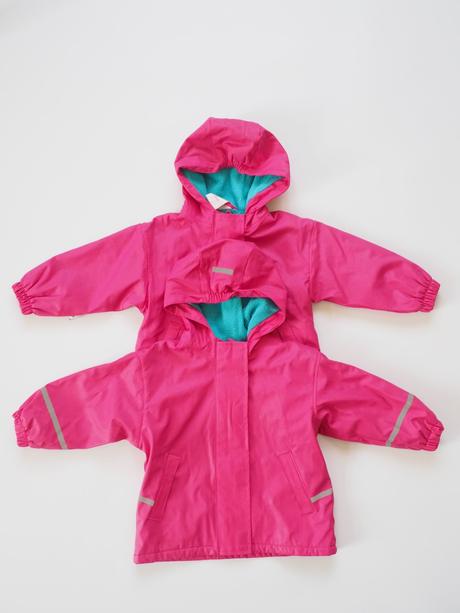 Nepromokavé bundy 2ks pro dvojčata, 92