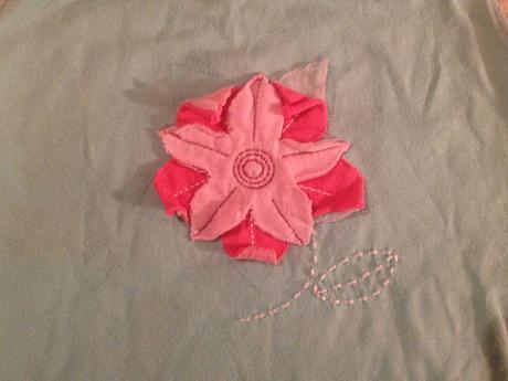 Dívčí tričko květ, 98