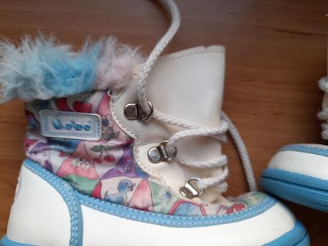 Zimní malé dětské boty, botičky vel.21, 21