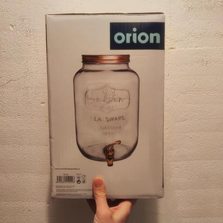 Orion skleněná nápojová láhev s kohoutkem 8,8 l,