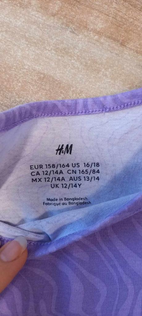 Fialový crop, h&m,158