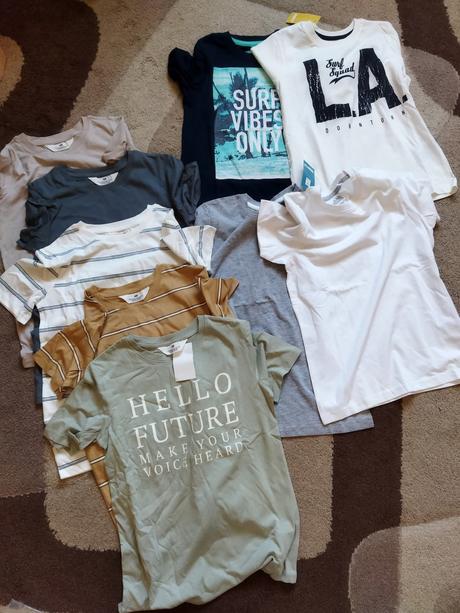 Trička krátký rukáv, h&m,134