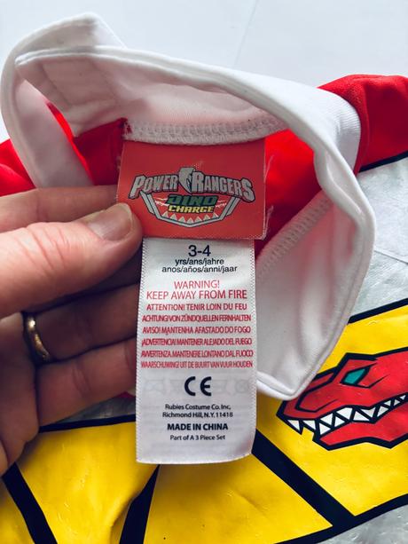An27/ kostým power rangers- v.3/4 roky,