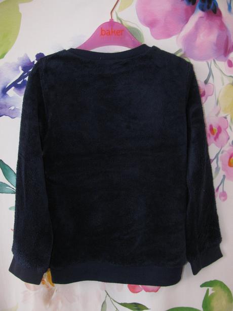 Fleecová fialová mikina s hřejivou podšívkou, kiki&koko,116