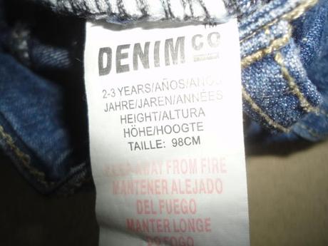 Bezva slim rifle denim co, vel. 2-3 roky, denim co,92