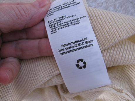 Dámská kašmírová halenka vivienne westwood, l