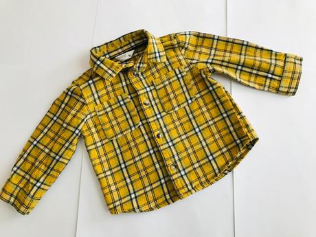 Košile flanelová - v.6/9 měs, m&co,74