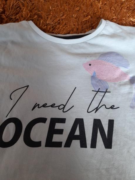 Tričko krátký rukáv, destination s rybkou, 152