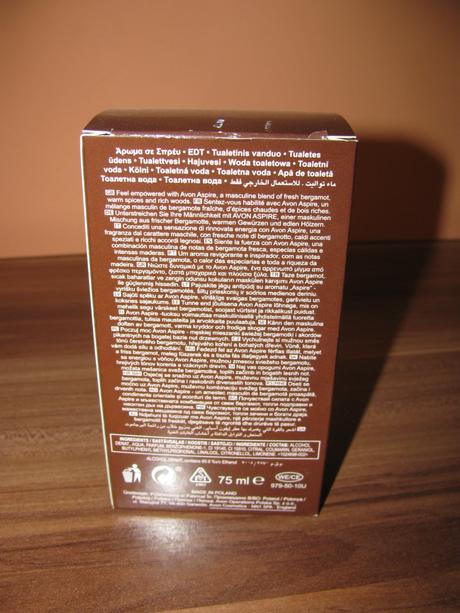 Pánská toaletní voda aspire avon, 