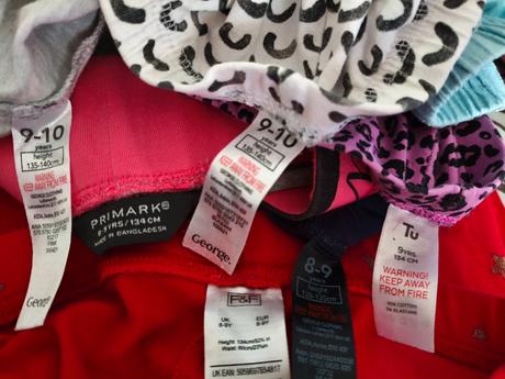 Legíny dívčí 8x vel. 128-134/140, george,128