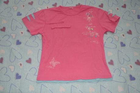 140 146 triko s květinovými flitry, 146