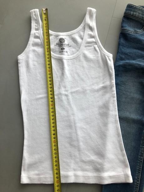 5let 116cm lindex elast džíny+bílé tílko unisex, lindex,116