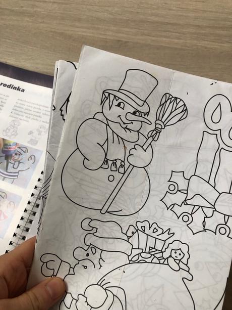 Kniha window art včetně sablon, 