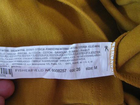 Pružné přiléhavé hořčicové šaty fisherfield, m