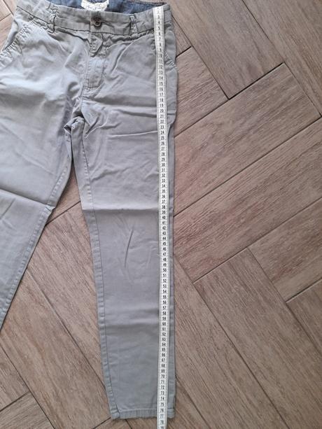 Slabé plátěné kalhoty zn. hm, vel. 134, h&m,134