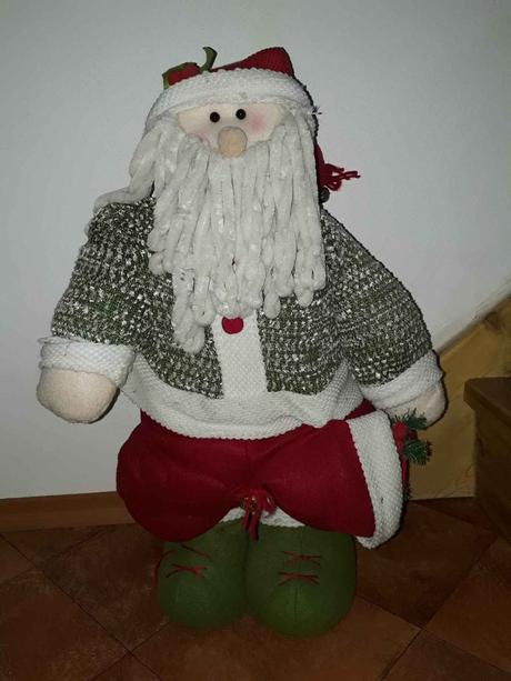 Postavička santy, vánoční dekorace, 