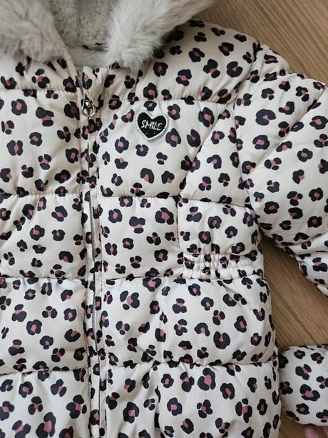 Zimní bunda s rukavicemi, vel. 86, 86