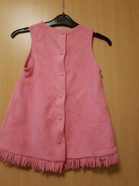 Dívčí fleesové šaty značky adams,velikost 1-1 1/5r, adams,86