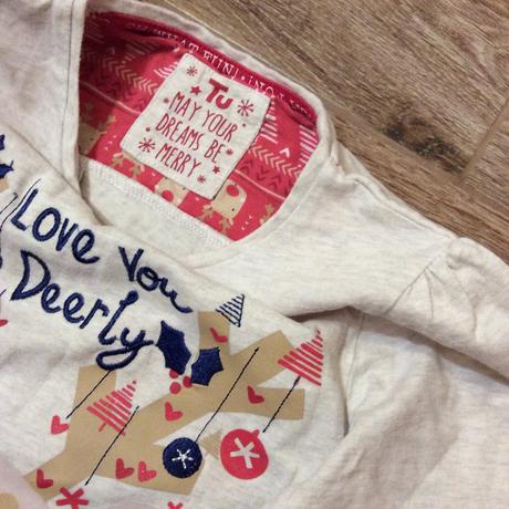 Bavlněné vánoční tričko/tunika, 128