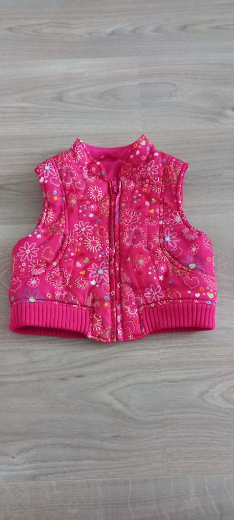 1528 - zateplená vesta, mothercare,98