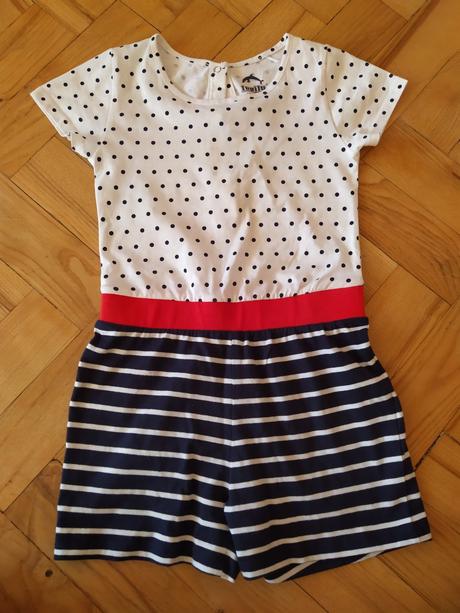 Sešitý komplet kraťase s tričkem vel.110/116, lupilu,110