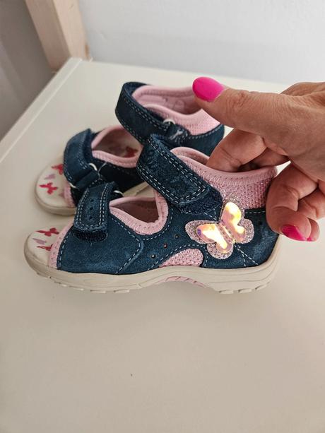 Kožené sandály, vel. 23 (stélka 14,5 cm), lurchi,23