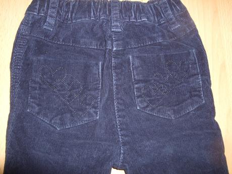 Elastické kordové kalhoty tu- nenošené, tu,80