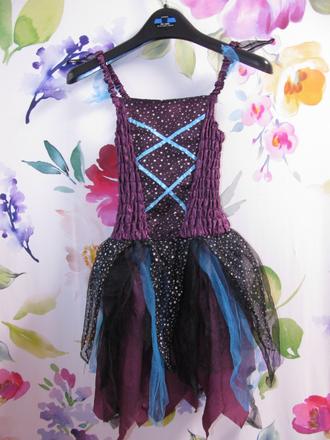 Karnevalový kostým-šaty kouzelnice, čarodějka,