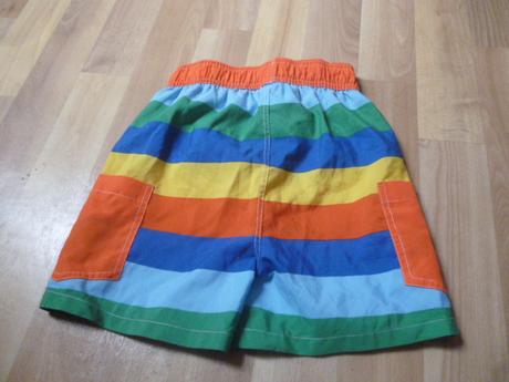 Pruhaté plavky kratasy vel. 3-4 nutmeg, nutmeg,104