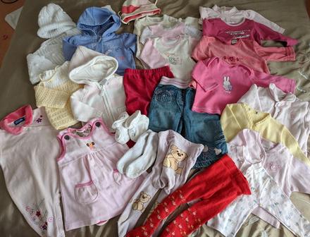 Mix teplejších věcí pro mimi děvčitko - 68, 68–80